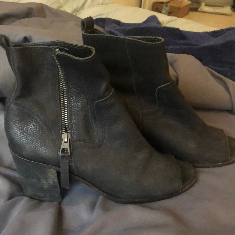 Lucky brand black booties